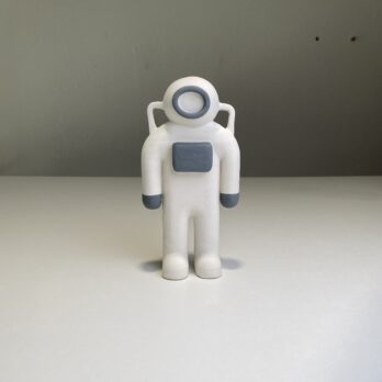 Astronaut weiss-grau matt