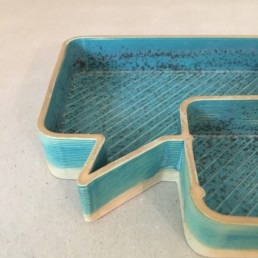 Sprechblase — 3D gedruckte Keramik